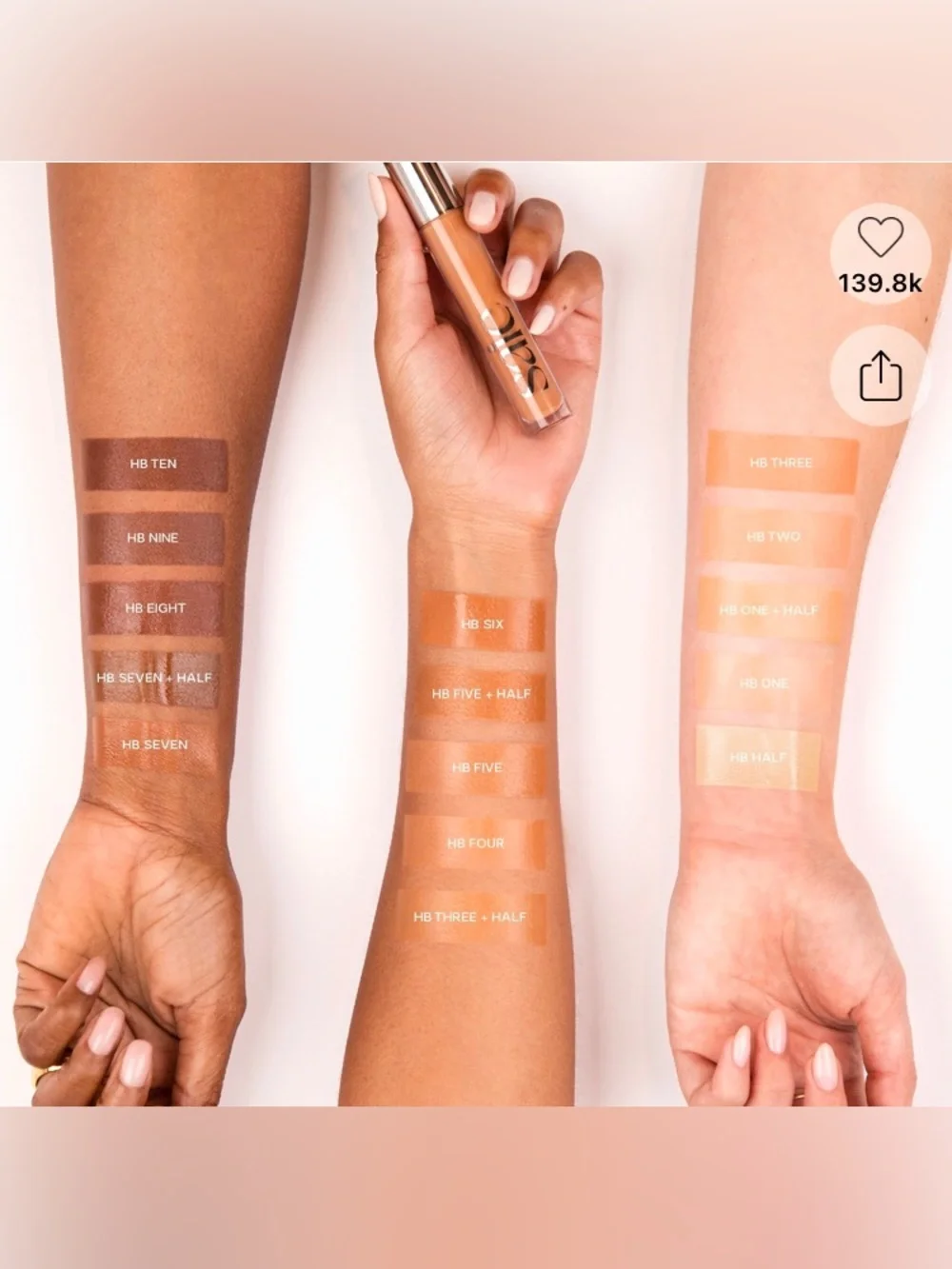 Saie Hydrabeam Hydrating & Concealing Under Eye Brightener• HB SIX-•BNIB
